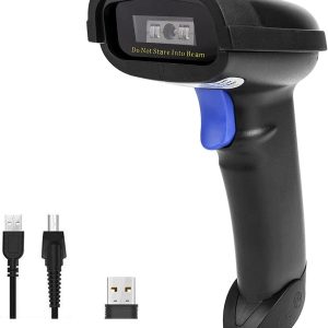 NETUM Bluetooth Barcode Scanner, Compatible with 2.4G Wireless & Bluetooth Function & Wired Connection, Connect Smart Phone, Tablet, PC, CCD Bar Code Reader Work with Windows, Mac,Android (NT-1228BC)